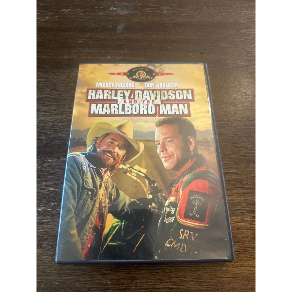 Harley Davidson and the Marlboro Man DVD Mickey Rourke Don Johnson 1991 Action